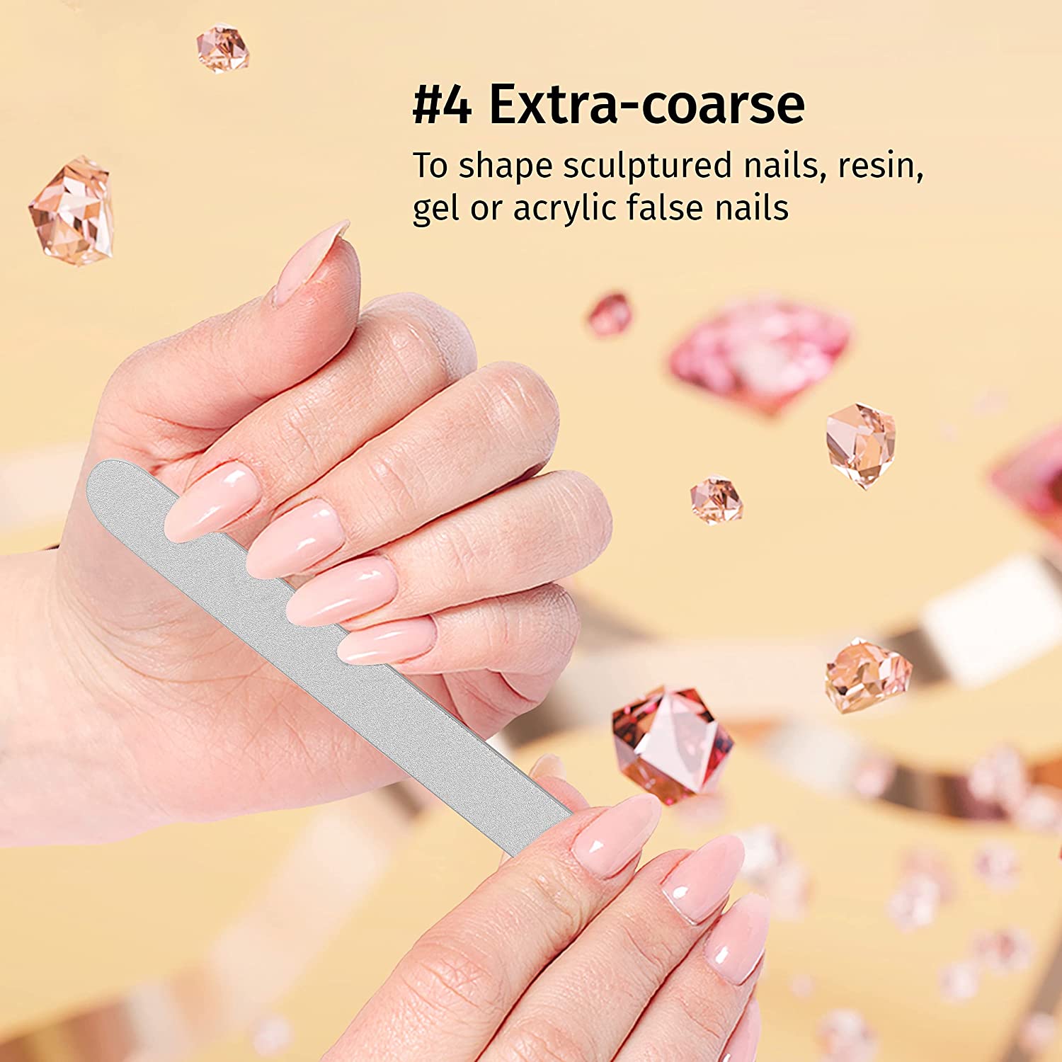 4 Semi - Flexible File - Extra - Coarse - Diamancel Europe