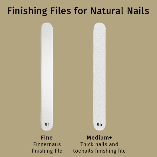 finishing natural nails files