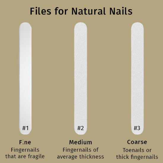Natural nails files