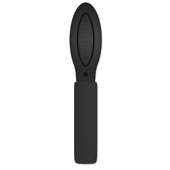 Back view with logo of the Diamancel foot buffer 11 medium real diamond grit with comfortable black handle - Diamancel Europe